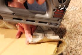 I love your tip about make the yards of piping out of a 12″ square of fabric. How To Reupholster Dining Chairs With Piping Sawdust Sisters