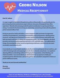 Get your next job with the help of indeed . Medical Receptionist Cover Letter Samples Templates Pdf Word 2021 Medical Receptionist Cover Letters Rb