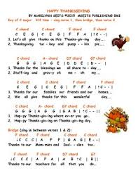 Maybe you would like to learn more about one of these? Happy Thanksgiving Easy Piano Song W Letter Names Instead Of Notes On Staff