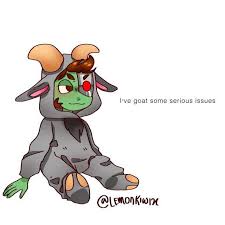 Doc Goats Some Serious Issues Hermitcraft Minecraft Fan Art Cartoon Games Minecraft Youtubers