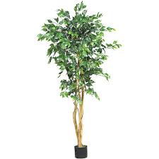 Artificial ficus trees all high quality and realistic, available in many shapes and sizes. Nearly Natural 5 Ft Artificial Ficus Tree The Home Depot Canada