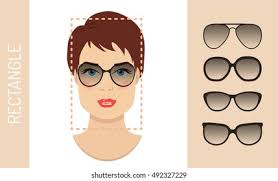 Triangle Face Glasses For Small Square Face 7+ Thousand Face Shape  Eyeglasses Royalty-Free Images,