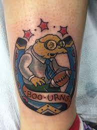 Moleman By Jenny Boulger Traditional Tattoo Colour Simpsons Boourns Horseshoe Toronto Simpsons Tattoo Traditional Tattoo Colours Epic Tattoo