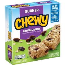 Please read our faq before posting. Quaker Chewy 90 Calories Low Fat Oat Meal Raisin Granola Bars 8ct Target