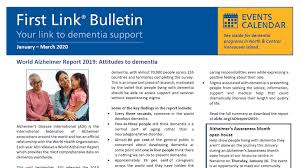 News and information where you want it — on the web, on your phone, on your front porch. First Link Bulletins Alzheimer Society Of British Columbia