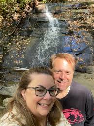 Hiking to Fall Branch Falls in Ellijay Georgia