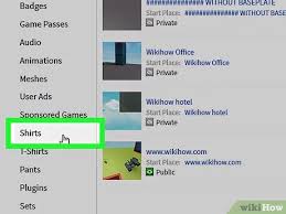 You can also view the full list and search for the item you need here. How To Create A Shirt In Roblox With Pictures Wikihow