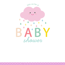 This baby shower gift card is a perfect label for any gifts you send, but it can also be used in different ways. Shower Cloud Free Printable Baby Shower Invitation Template Greetings Island Free Baby Shower Invitations Baby Sprinkle Invitations Baby Shower Templates