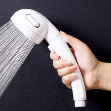 kavar米良品日式带开关三档调节花洒喷头 手持空气增压浴室花洒蓬蓬头 值品 shower heads shower high water