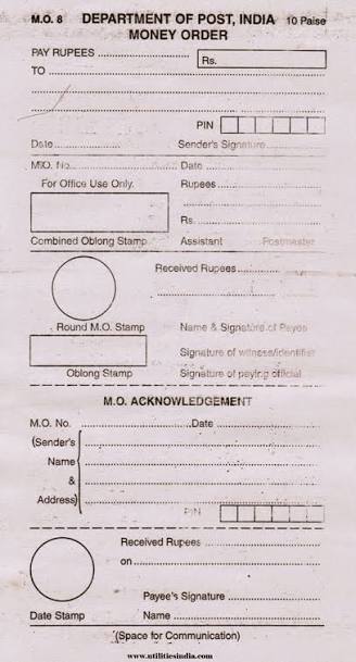 Discontinuance of Money Order Service by India Post