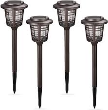 Outdoor lights look nice and improve security. Amazon Com Solar Pathway Lights Solar Path Lights Outdoor 4 Pack W Rotate Mode 15 30 Lumens Bright Solar Pathway Lights Solar Path Lights Solar Rope Light