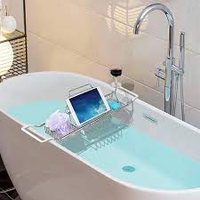 The Best Bathtub Trays For Stay At Home Spa Days Bathtub Tray Best Bathtubs Tub Tray