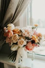 Send fresh flowers to winston salem at affordable prices. Bridal Bouquet Of Modern Fall Peach Blush And Champagne Bohemian Wedding Flowers With R Bohemian Wedding Flowers Fall Wedding Flowers November Wedding Flowers