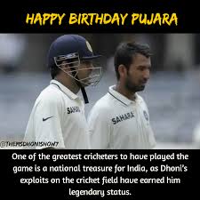 Cheteshwar pujara overcame an early indian collapse to steer his side towards a breakthrough win over australia we all know how critical cheteshwar pujara is to india's batting ecosystem, but do. Happy Birthday Cheteshwar Pujara