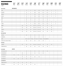 Complete Touch Ups Size Chart 9002 Touch Up Shoe Size Chart