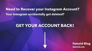 How to recover a hacked and deleted account. Manually Deleted Instagram Account Recovery Instagram Marketing Mp Social