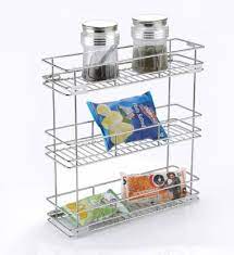 Keepwell Pull Out Drawers 3 Shelf Kitchen Rack Modular Kitchen Drawer Multipurpose Utensils