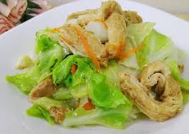 mango hsu 發表的豆皮炒高麗菜食譜 recipe vegetarian vegan recipes taiwan food recipes