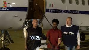 Extradited is a conjugated form of the verb extradite. People Smuggling Kingpin Mered Medhanie Extradited To Italy Bbc News