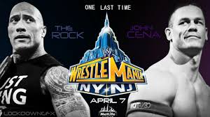 John cena vs the rock. Wwe Wrestlemania 29 Poster John Cena Vs The Rock By Lockdowngfx On Deviantart