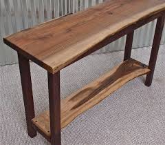 Easy Wooden Table Projects You Can Create Yourself Michaelamorse Com Diy Table Plans Walnut Sofa Table Diy Sofa Table Live Edge Console Table
