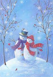 Mr snowman hat ornament (chart) product no: Mr And Mrs Snowman Rozhdestvenskie Illyustracii Rozhdestvenskie Kartinki Vintazhnye Rozhdestvenskie Otkrytki