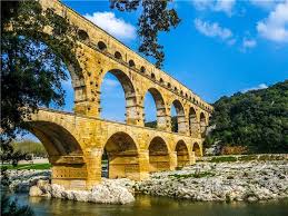 Pont Du Gard Construction Of Ancient Roman Bridge