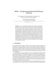 Pdf Ppmc A Programmable Pattern Based Memory Controller