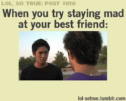 Trying To Stay Mad At Your Best Friend Funsubstance Funny Quotes Relatable Funny Relatable Memes