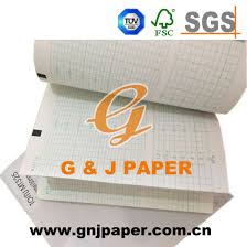 high quality medical ctg thermal chart paper in different size