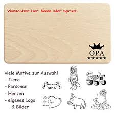 Opa Brettchen Graviert Mit Name Spruch Und Motiv Aus Holz