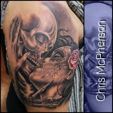 The most common lost love tattoo material is ceramic. Chrismcphersontattoo Og Abel Lost Love Piece Stylus Inksanity Black Og Abel Black And Grey Lovers Sugar Skull