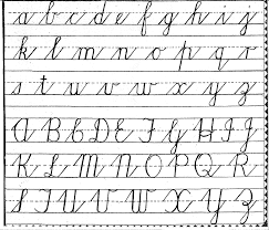 Free Cursive Handwriting Charts Practical Pages
