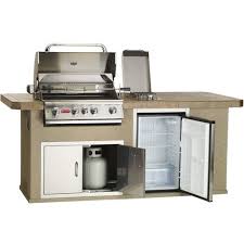 bull outdoor products fast ship outdoor kitchen with 4 burner angus gas grill double access door refrigerator sidebu outdoor kitchen grill design outdoor grill