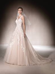 Patrick catholic community, scottsdale, az. St Patrick Maisal A Line Wedding Dress In Shades Of Pink Kleid Hochzeit Farbige Brautkleider Hochzeitskleid Spitze