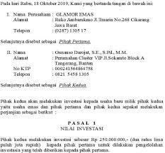 Kerjasama kefarmasian, obat obatan, dll). Contoh Surat Perjanjian Kerjasama Perusahaan Kontraktor