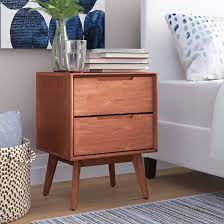 Simplihome artisan 24 inches wide night stand, bedside table, russet brown solid wood, rectangle, with storage, 1 drawer and 2 shelves, for the bedroom, contemporary modern 4.3 out of 5 stars 57 $162.49 $ 162. George Oliver Ormond 2 Drawer Solid Wood Nightstand In Walnut Reviews Wayfair