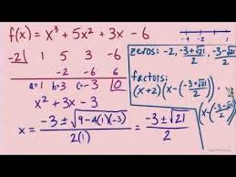Finding Zeros And Factors Of Polynomial Functions Polynomials Polynomial Functions Calculus