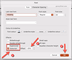 How to superscript in powerpoint. How To Format Subscript Or Superscript Text In Powerpoint