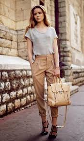 Calça Social Bege Feminina Combina Com Qual Cor De Camisa Vista O Look Moda It Moda Looks Look