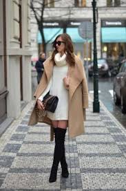 Product titlewomen thigh high bow tie tall boots. Camel Thigh High Boots Outfit Birthday Dinner Outfit Ideas Winter Birthday Outfits Knee High Boot Over The Knee Boot