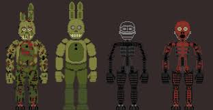 Springtrap Or Spring Bonnie By Promtheman360003 Fnaf Five Nights At Freddy S Pixel Art