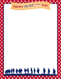 Free Page Borders And Frames Veterans Day Veterans Day Clip Art Veteran