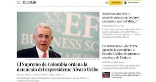 Última hora de bogotá la capital y resto de ciudades colombianas hoy. Alvaro Uribe Velez