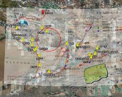 Image of Lop Nur nuclear test site, China