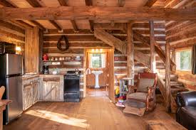 1890's log cabin scenic hill retreat