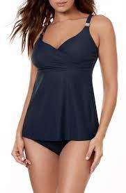 Miraclesuit Surplice Underwire Tankini Top Tankini Swimsuits For Women Underwire Tankini Underwire Tankini Tops