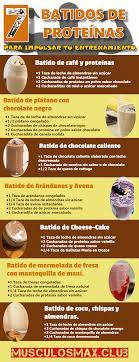 7 Ricos Batidos de Proteínas para aumentar masa muscular ¡Pruébalos! |  Batidos de proteínas, Batidos para masa muscular, Dietas para masa muscular