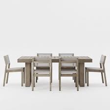 Portside 76 5 Quot Dining Table Chair Set Weathered Gray Dining Table Chairs Grey Dining Tables Dining Table With Bench