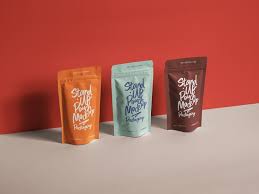 Standing Pouches Mockup Mockupworld Kemasan Desain Desain Kemasan Kemasan